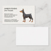 Hund Stehend | Ausbildungsförderung Visitenkarte (Vorne/Hinten)