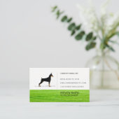 Hund Stehend | Park Visitenkarte (Stehend Vorderseite)