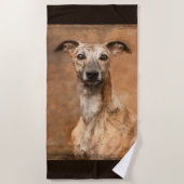 Hund Strandtuch (Vorderseite)