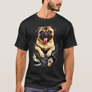 Hund Süßer Mops Hund Nationaler Hundetag T-Shirt