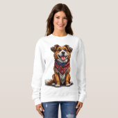 Hund Sweatshirt (Vorne ganz)