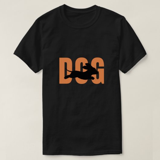 Hund-T-Sharp T-Shirt (Design vorne)