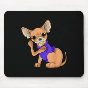 Hund Tattoo Gift Animal Design Chihuahua Mousepad