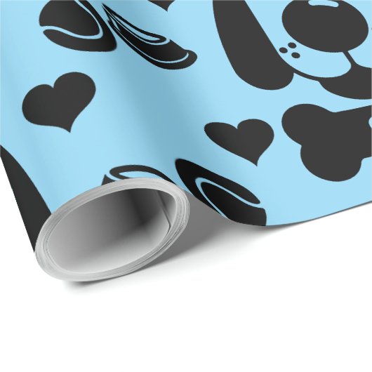 Hund Themed Geschenk Geschenkpapier (Rolleneckpunkt)