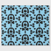 Hund Themed Geschenk Geschenkpapier (Flach)