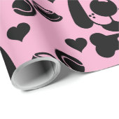 Hund Themed Geschenk Geschenkpapier (Rolleneckpunkt)