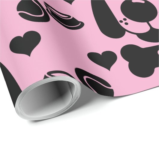 Hund Themed Geschenk Geschenkpapier (Rolleneckpunkt)