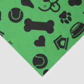 Hund Themed Geschenk Seidenpapier (Ausschnitt)