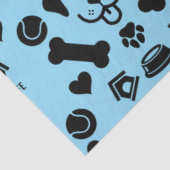 Hund Themed Geschenk Seidenpapier (Ausschnitt)