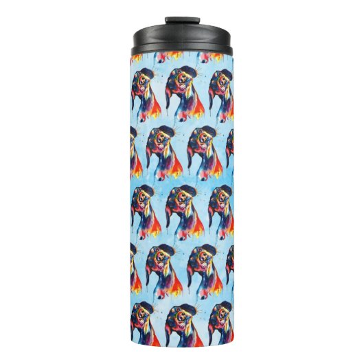 Hund Thermosbecher (Vorderseite)