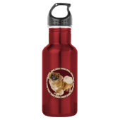 Hund Tibetan Spaniel Trinkflasche (Vorderseite)
