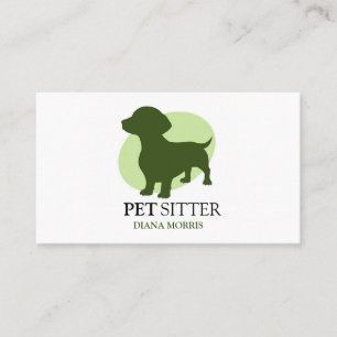 Hund Tier Haustier Logo Tierklinik Tierbetreuer Visitenkarte