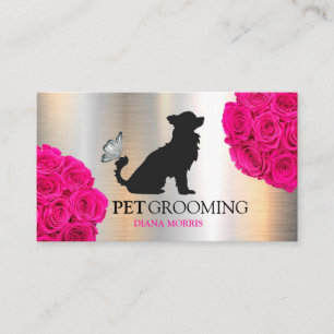 Hund Tier Haustier Logo Tierklinik Tierpflege Visitenkarte