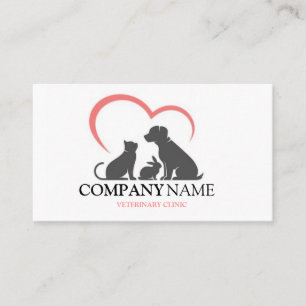 Hund Tier Haustier Logo Tierklinik Visitenkarte