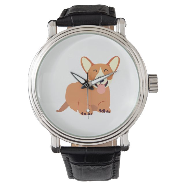 Hund, Tier, Kunst Armbanduhr (Vorderseite)