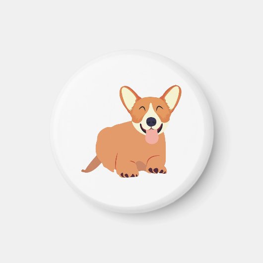 Hund, Tier, Kunst Magnet (Vorne)