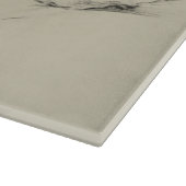 Hund Tired Schneidebrett (Ecke)