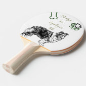 Hund Tischtennis Schläger (Vorderseite)