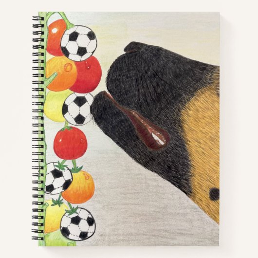 Hund&Tomatenn Notizbuch (Vorderseite)
