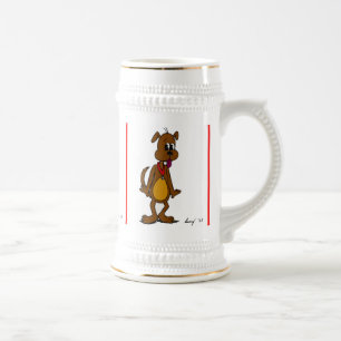 Hund Toon Stein Bierglas