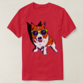 Hund trägt seine Sonnenbrille T-Shirt (Design vorne)