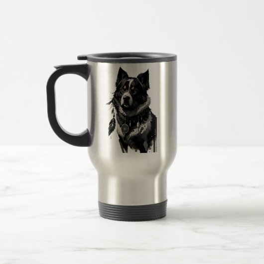 Hund, Träumer, Amulet, Talisman, Reisebecher (Links)