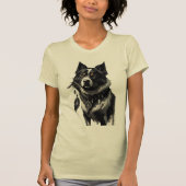 Hund, Träumer, Amulet, Talisman, T-Shirt (Vorderseite)