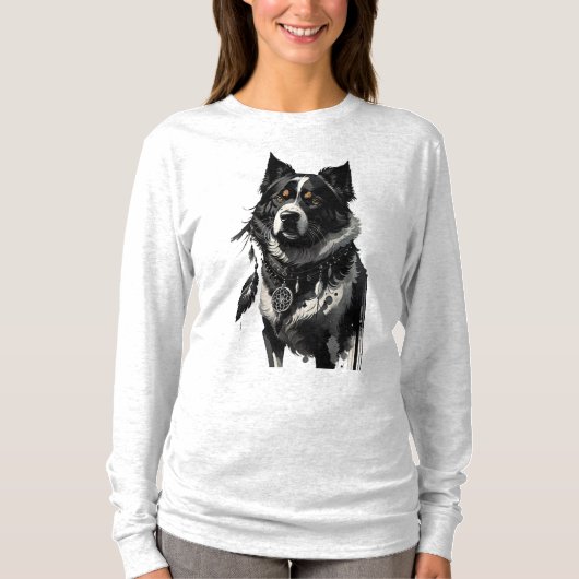 Hund, Träumer, Amulet, Talisman, T-Shirt (Vorderseite)