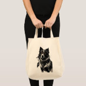 Hund, Träumer, Amulet, Talisman, Tragetasche (Vorderseite (Produkt))