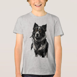 Hund, Träumer, Amulet, Talisman, Tri-Blend Shirt