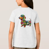 Hund Tri-Blend Shirt (Rückseite)