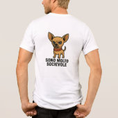 Hund Tri-Blend Shirt (Rückseite)