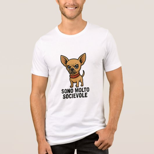 Hund Tri-Blend Shirt (Vorderseite)