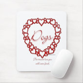 Hund True Love Mousepad (Mit Mouse)