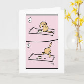 Hund tut mir leid! karte (Gelbe Blume)