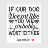 Hund-Überkleber | Funny Dog Sticker | (Blatt)