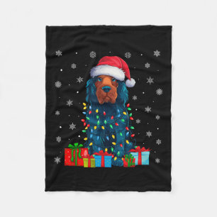 Hund Ugly Xmas leichte Weihnachtsmannmütze Portugi Fleecedecke