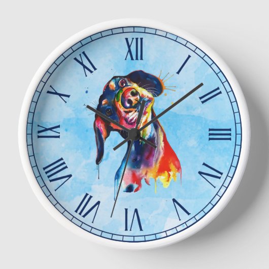 Hund Uhr (Vorderseite)