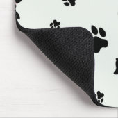 Hund- und Abdrücke mousepad (Ecke)