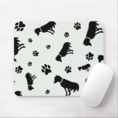 Hund- und Abdrücke mousepad (Mit Mouse)