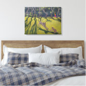 Hund und Affe 1998 Leinwanddruck (Insitu (Schlafzimmer))