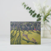 Hund und Affe 1998 Postkarte (Stehend Vorderseite)