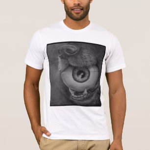 Hund und Augen-Ball-Shirt T-Shirt