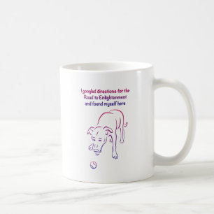 Hund und Ball - Erleuchtung Kaffeetasse