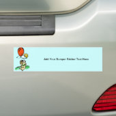 Hund und Ballon Autoaufkleber (Auf Auto)