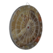 Hund und Bartollie (zwei Hunde) (Tiere) Dartscheibe (Vorderseite Links)