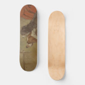 Hund und Bartollie (zwei Hunde) (Tiere) Skateboard (Vorderseite)