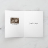 Hund und Beileid Originalgedicht Karte (Innenseite)