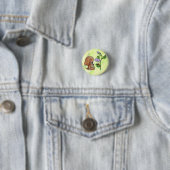 Hund und Blume Button (Beispiel)