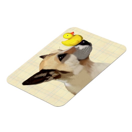 Hund und Ente Magnet (Linke Seite)